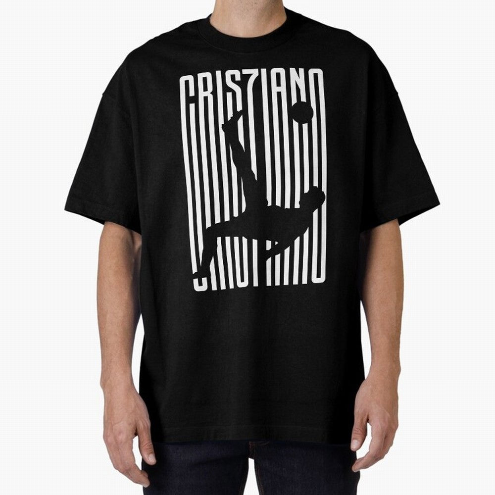 CR7 Juve White Oversized T-Shirt Mark Global Football Passion for FIFA World Cup 2026 Group Stage, Celebrating Messi, CR7 and Mbappe, Portugal, Spain and Germany, Game Day Rituals, Football Legends, Country Pride and the Road to the Final; Perfect