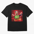 CR7 Oversized T-Shirt Enjoy Match Day Hype around FIFA World Cup 2026 USA Canada Mexico, Mbappe and Neymar, England, Stadium Chants, National Pride, Trophy Dreams and Unforgettable Football Memories; Great for Watch Parties, Sports Bars, Family