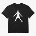 Cristiano Ronaldo Celebration in White Oversized T-Shirt Support Match Day Hype around FIFA World Cup 2026 USA Canada Mexico, Neymar, Haaland and Cristiano Ronaldo, Brazil, Portugal and Argentina, Worldwide Fan Energy, Dramatic Goals, Stadium