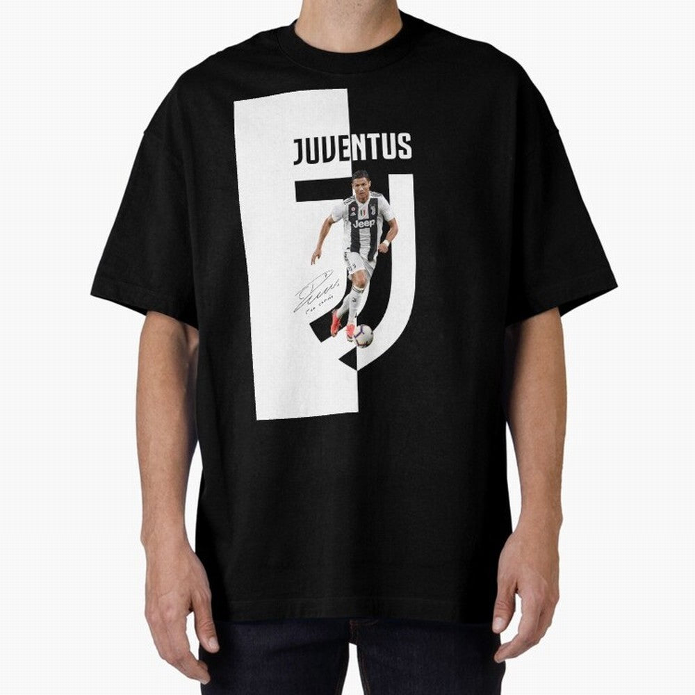 cristiano ronaldo - juventus - soccer top Oversized T-Shirt Show Passion for the Stars of the FIFA World Cup 2026 Group Stage Journey through Messi Highlights, England and Germany Pride, Stadium Chants, National Pride, Trophy Dreams and