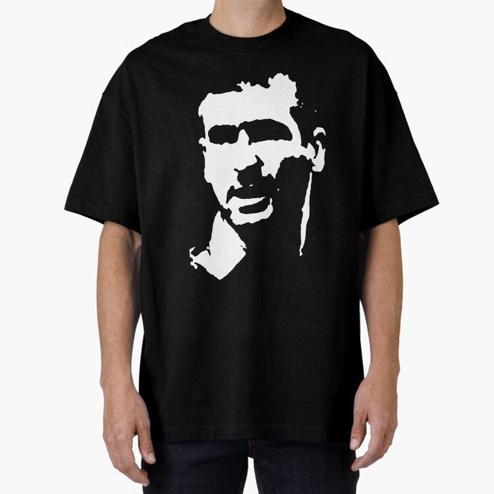 Eric Cantona Manchester Football Legend Oversized T-Shirt Celebrate Supporters United by FIFA World Cup 2026 Group Stage for Fans of Cristiano Ronaldo and Argentina, France and Brazil, Bringing Football History, Final Match Energy, Crowd Noise and
