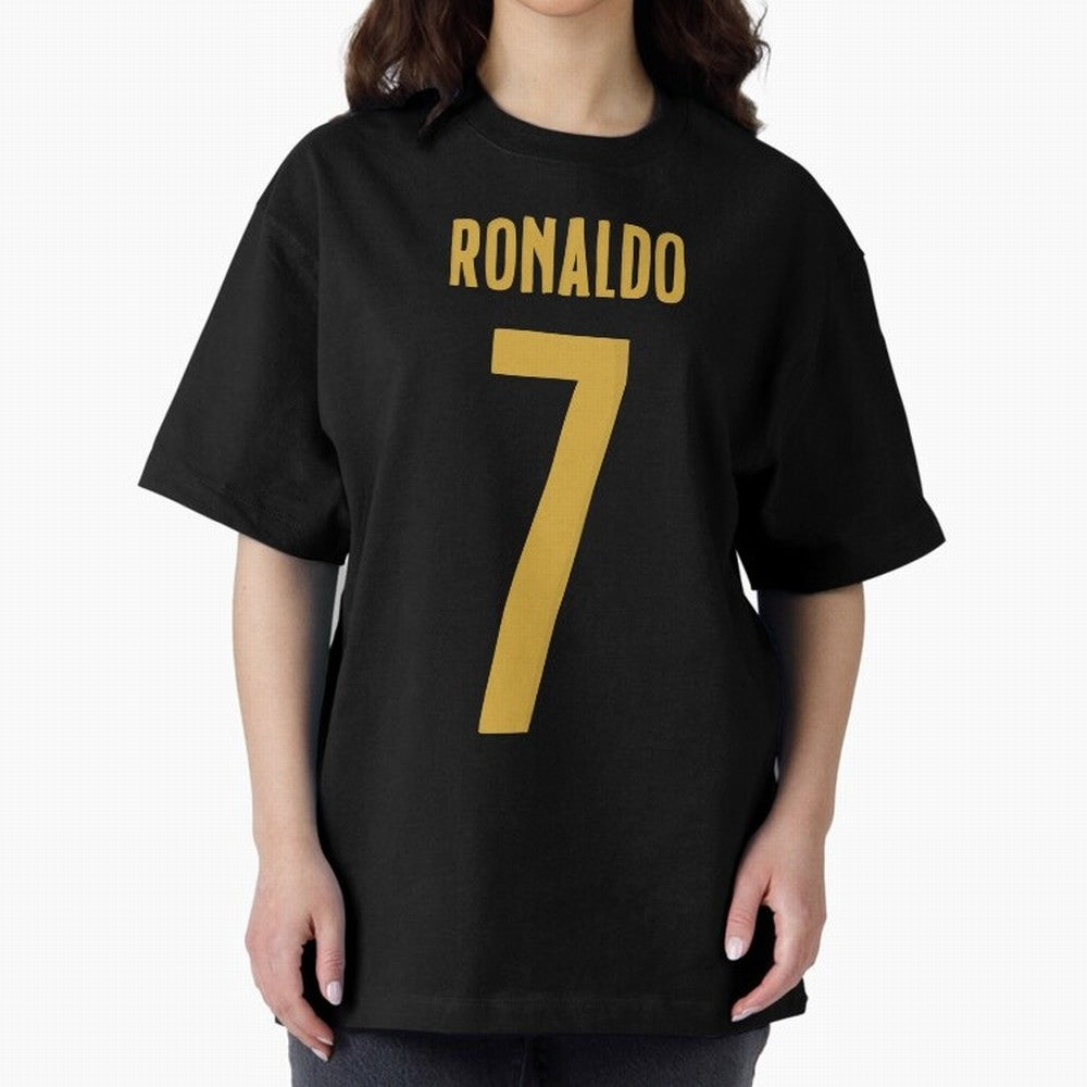 Ronaldo #7 (Portugal) Oversized T-Shirt Feel the Trophy Chase of Global Football Passion for FIFA World Cup 2026 Group Stage, Inspired by Cristiano Ronaldo, France, Football History, Final Match Energy, Crowd Noise and Once in a Lifetime Moments;