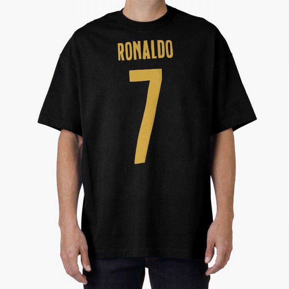 Ronaldo #7 (Portugal) Oversized T-Shirt Feel the Trophy Chase of Global Football Passion for FIFA World Cup 2026 Group Stage, Inspired by Cristiano Ronaldo, France, Football History, Final Match Energy, Crowd Noise and Once in a Lifetime Moments;