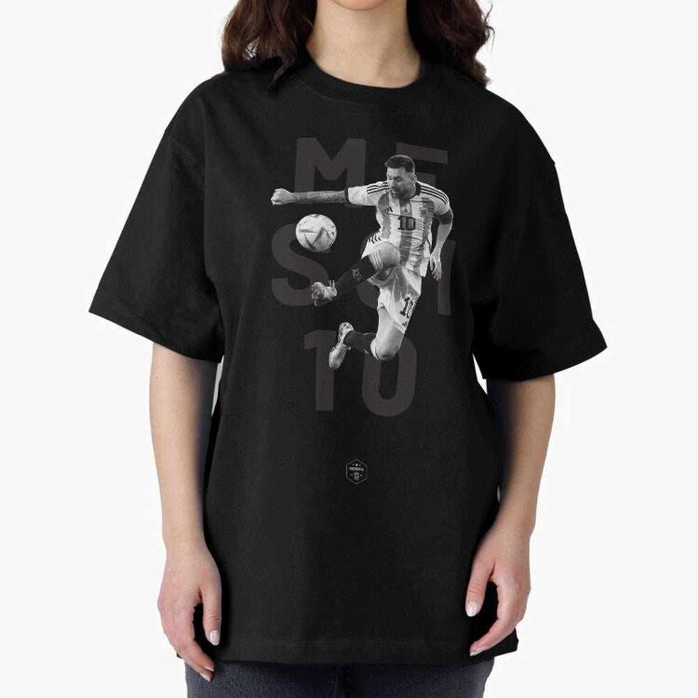 Lionel Messi Oversized T-Shirt Represent Fans Who Live for FIFA World Cup 2026 Group Stage Spirit, Featuring France, CR7 and Messi, Stadium Chants, National Pride, Trophy Dreams and Unforgettable Football Memories; Perfect for Fans, Collectors,