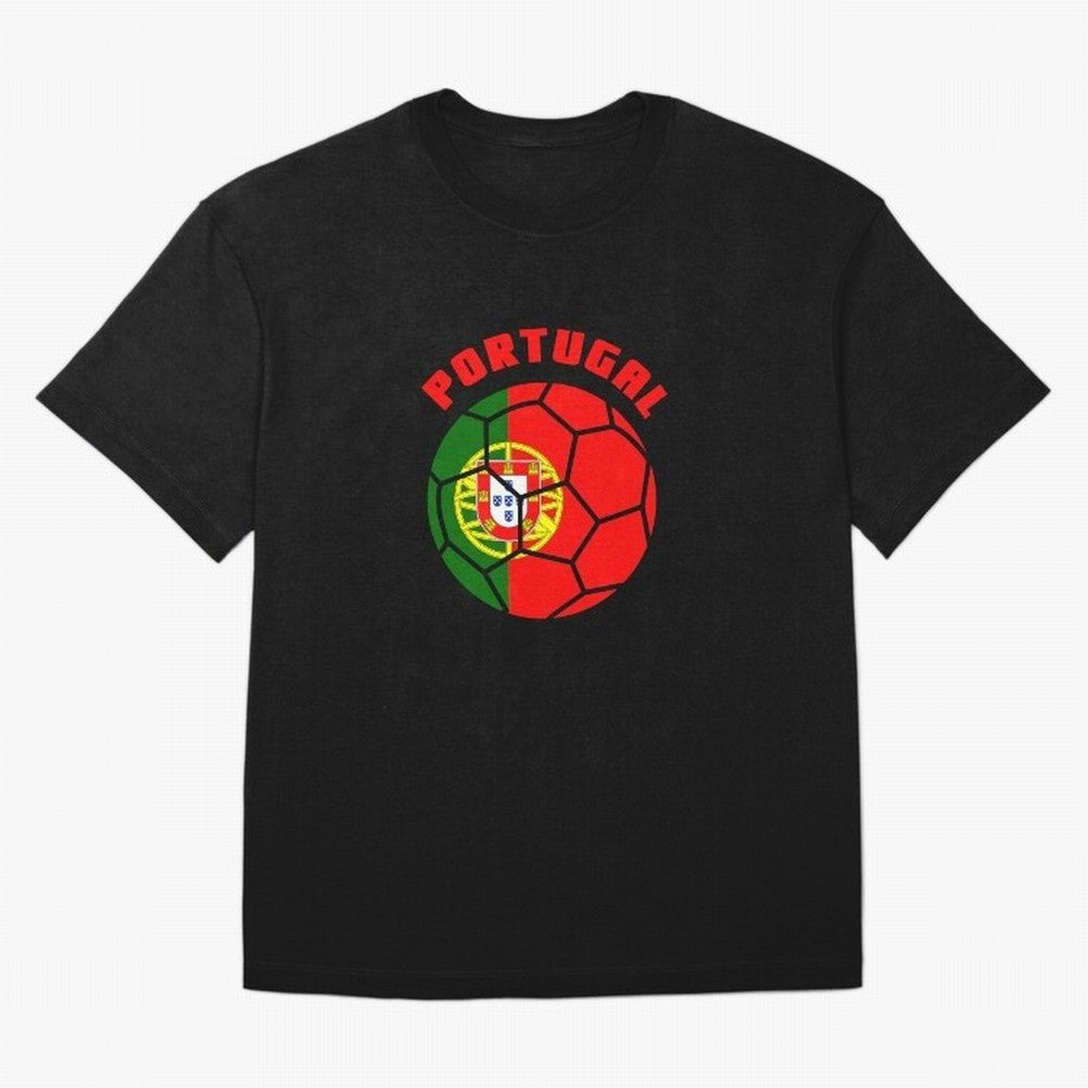 Portugal Football Soccer Ball Oversized T-Shirt Wear the Spirit of FIFA World Cup 2026 USA Canada Mexico Spirit, Driven by Netherlands, Cristiano Ronaldo, Haaland and CR7, Classic Soccer Heritage, Championship Pressure, Fan Loyalty and