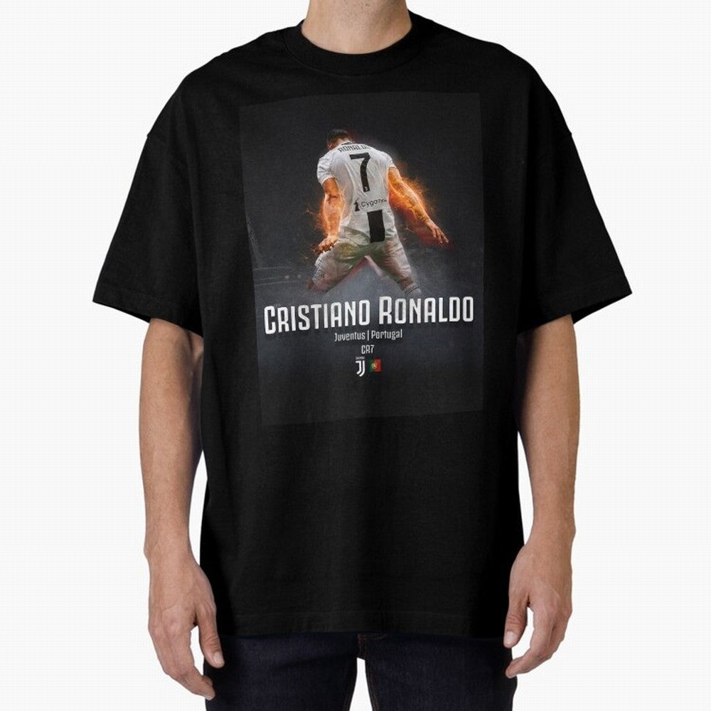 CR7 ¡ï Oversized T-Shirt Keep Football History Alive during FIFA World Cup 2026 for Fans of Mbappe and France and Portugal, Bringing Football Passion, Legendary Performances, Festival Vibes and Supporter Community; Made for Die Hard Supporters,