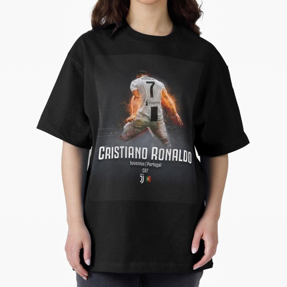CR7 ¡ï Oversized T-Shirt Keep Football History Alive during FIFA World Cup 2026 for Fans of Mbappe and France and Portugal, Bringing Football Passion, Legendary Performances, Festival Vibes and Supporter Community; Made for Die Hard Supporters,