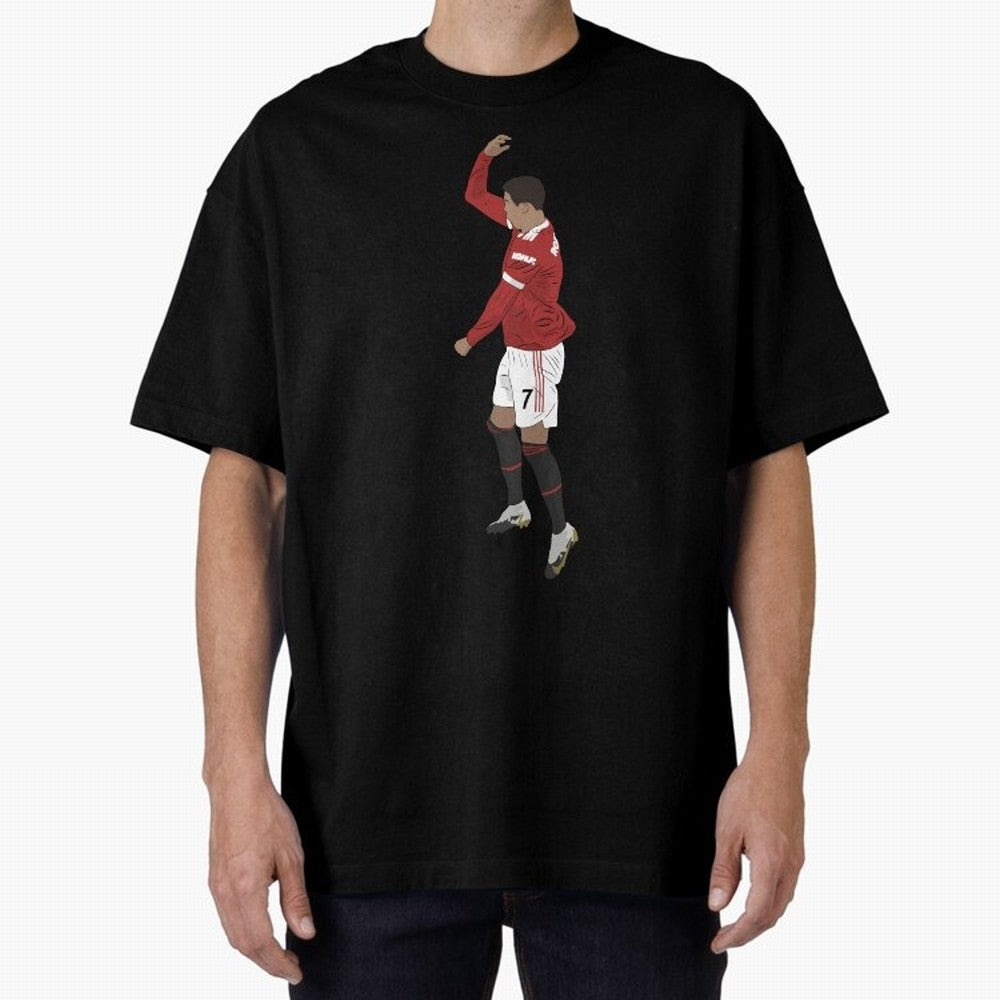 Cristiano Ronaldo Pirouette Siuuuu Goal Celebration Oversized T-Shirt Show Your Stadium Side during FIFA World Cup 2026 Spirit, Celebrating Spain, Cristiano Ronaldo, Game Day Rituals, Football Legends, Country Pride and the Road to the Final; Ideal