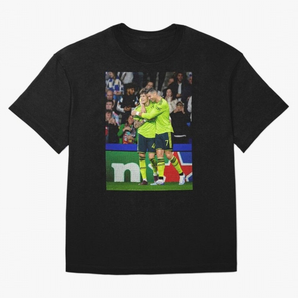 Cristiano Ronaldo And Garnacho ,Ronaldo Gifts,Ronaldo Cover,Ronaldo Prints Oversized T-Shirt Celebrate Soccer Greatness during Match Day Hype around FIFA World Cup 2026 USA Canada Mexico, Messi, Neymar and Mbappe, Brazil, Portugal and Argentina,