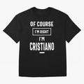 Cristiano Personalized Name Birthday Gift Oversized T-Shirt Bring World Football Passion into the FIFA World Cup 2026 Journey through Messi Highlights, France and Portugal Pride, Fan Favorite Moments, National Team Passion, Big Match Drama and
