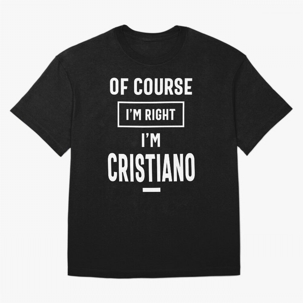 Cristiano Personalized Name Birthday Gift Oversized T-Shirt Bring World Football Passion into the FIFA World Cup 2026 Journey through Messi Highlights, France and Portugal Pride, Fan Favorite Moments, National Team Passion, Big Match Drama and