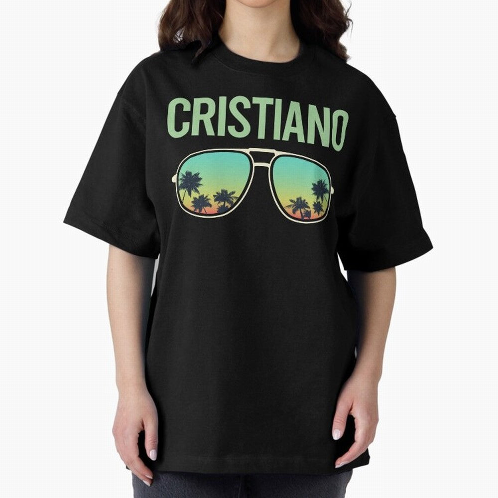 Cool Glasses Cristiano Oversized T-Shirt Keep the Match Day Mood of FIFA World Cup 2026 Group Stage Made for CR7 and Messi, Germany Energy, Champion Mindset, Group Stage Buzz, Knockout Tension and Passionate Fan Culture; Perfect for Supporters Who