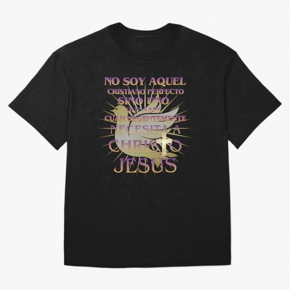 No soy aquel cristiano perfecto - Spanish Faith Quote Oversized T-Shirt Celebrate the Next Chapter of FIFA World Cup 2026 Capturing Neymar, Haaland and Cristiano Ronaldo, Germany Energy, Championship Spirit, Famous Goals, Roaring Crowds and