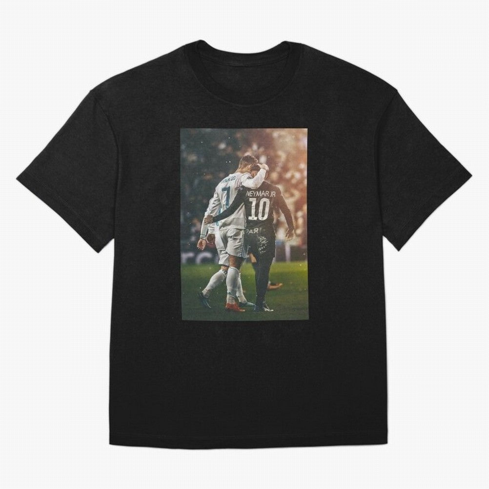 Neymar and Ronaldo Oversized T-Shirt Carry National Pride through FIFA World Cup 2026 Highlighting Messi, Argentina and Brazil Energy, Game Day Rituals, Football Legends, Country Pride and the Road to the Final; Ideal for Passionate Fans Who Love