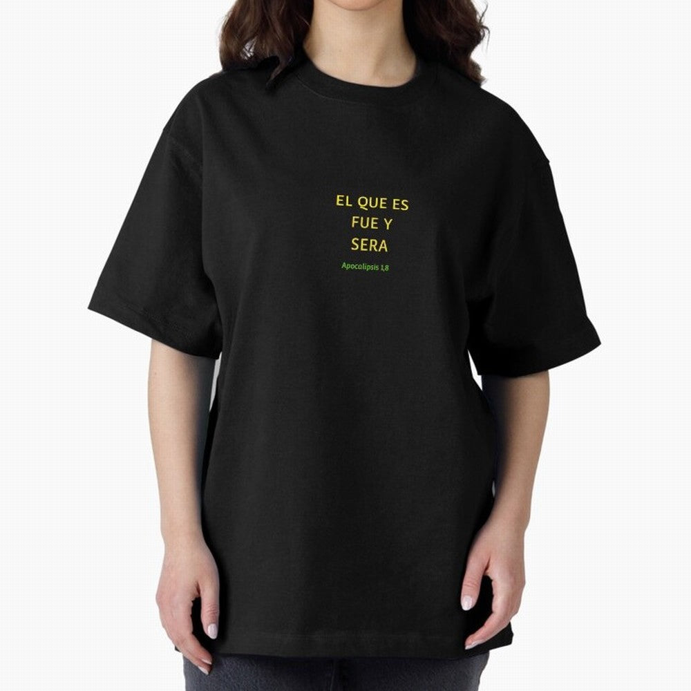 El que es, fue y ser¨¢ ¨C Apocalipsis 1,8 Oversized T-Shirt Show Your Love for the FIFA World Cup 2026 USA Canada Mexico Journey through Messi Highlights, England Pride, Classic Soccer Heritage, Championship Pressure, Fan Loyalty and International