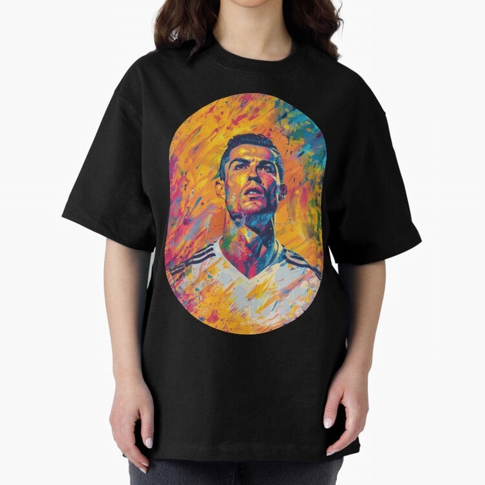 Cristiano Oversized T-Shirt Get Ready for FIFA World Cup 2026 for Fans of Haaland and Mbappe and England, Bringing Game Day Rituals, Football Legends, Country Pride and the Road to the Final; Perfect for Fans, Collectors, Family Gatherings, Watch