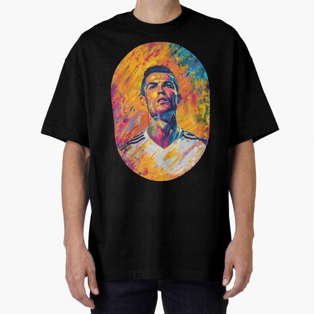 Cristiano Oversized T-Shirt Get Ready for FIFA World Cup 2026 for Fans of Haaland and Mbappe and England, Bringing Game Day Rituals, Football Legends, Country Pride and the Road to the Final; Perfect for Fans, Collectors, Family Gatherings, Watch