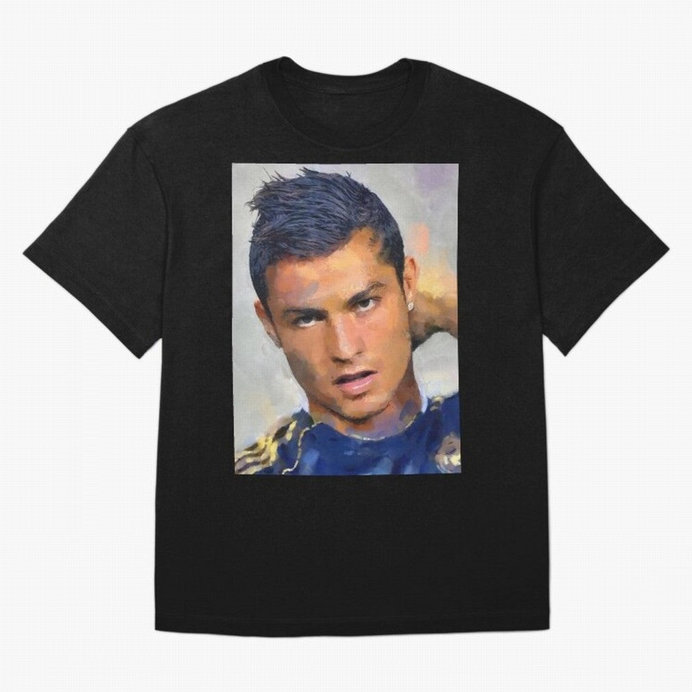 Cristiano Oversized T-Shirt Bring a Champion Mindset to Global Football Passion for FIFA World Cup 2026 USA Canada Mexico, Driven by Messi, Neymar and Mbappe, Spain and Netherlands, Retro Football Energy, Iconic Rivalries, Trophy Chase Drama and