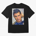 Cristiano Oversized T-Shirt Bring a Champion Mindset to Global Football Passion for FIFA World Cup 2026 USA Canada Mexico, Driven by Messi, Neymar and Mbappe, Spain and Netherlands, Retro Football Energy, Iconic Rivalries, Trophy Chase Drama and