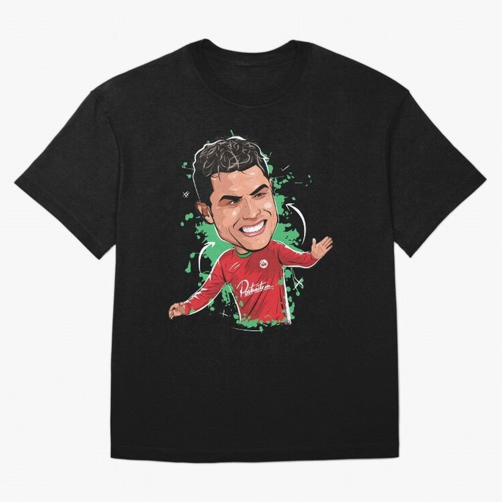 Cristiano Oversized T-Shirt Stand Proud for FIFA World Cup 2026 Group Stage Centered on Messi and Cristiano Ronaldo, England, France and Netherlands Energy, Retro Football Energy, Iconic Rivalries, Trophy Chase Drama and Stadium Atmosphere; Ideal
