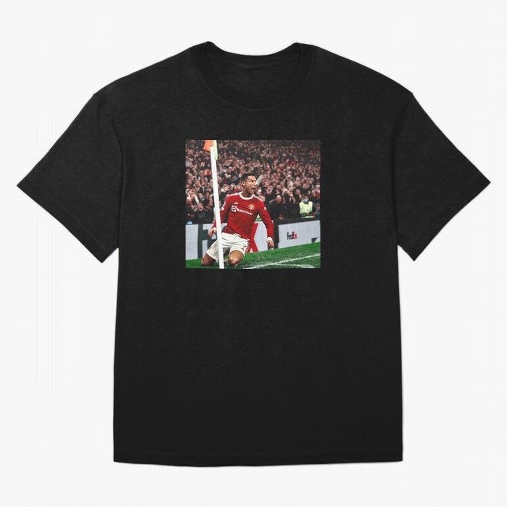 Cristiano Oversized T-Shirt Celebrate Football Heritage in Global Football Passion for FIFA World Cup 2026 Group Stage, Celebrating Haaland and Mbappe, England, France and Netherlands, Vintage Soccer Flavor, Modern Football Stars, National Flags