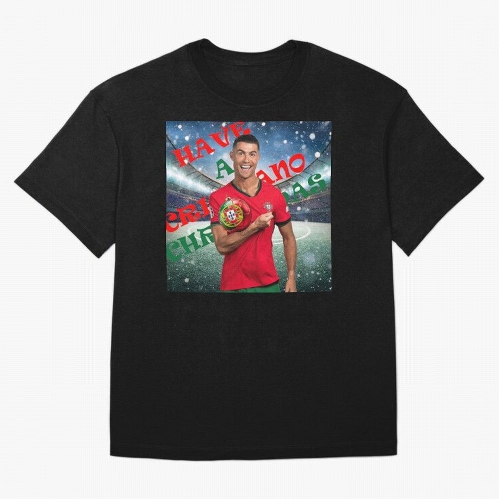 Have a Cristiano Christmas Oversized T-Shirt Celebrate the Biggest Stage of FIFA World Cup 2026 USA Canada Mexico Spirit, Filled with Brazil, Cristiano Ronaldo, Haaland and CR7, Football History, Final Match Energy, Crowd Noise and Once in a