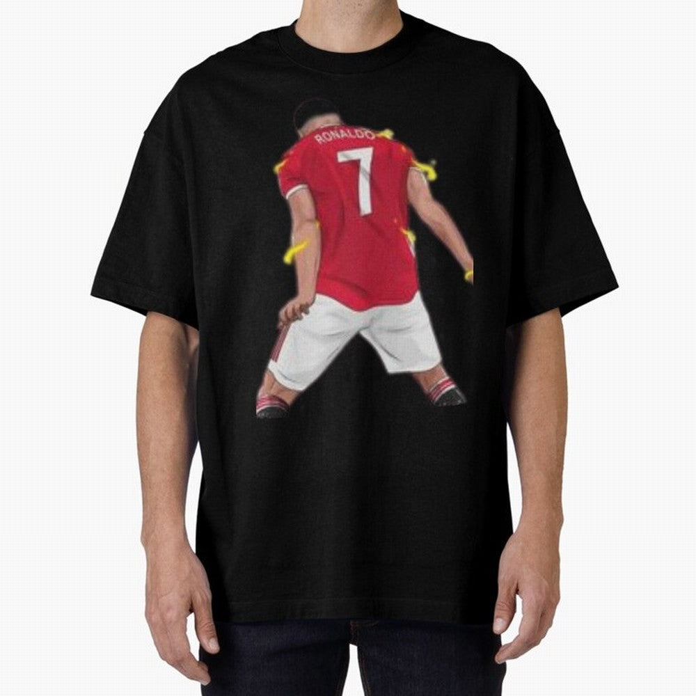 The best player in world Cristiano Ronado Oversized T-Shirt Turn Football Passion into Global Football Passion for FIFA World Cup 2026 USA Canada Mexico, Centered on Messi, CR7 and Mbappe, Brazil, Classic Soccer Heritage, Championship Pressure, Fan