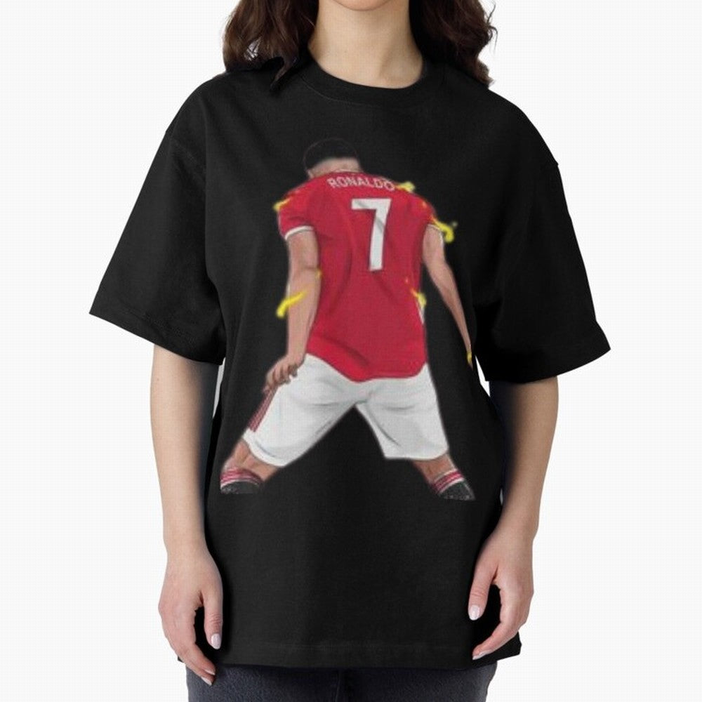 The best player in world Cristiano Ronado Oversized T-Shirt Turn Football Passion into Global Football Passion for FIFA World Cup 2026 USA Canada Mexico, Centered on Messi, CR7 and Mbappe, Brazil, Classic Soccer Heritage, Championship Pressure, Fan