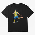 sliding shuto legend Oversized T-Shirt Stand with FIFA World Cup 2026 USA Canada Mexico Spirit, Highlighting England, Neymar, Haaland and Cristiano Ronaldo, Retro Football Energy, Iconic Rivalries, Trophy Chase Drama and Stadium Atmosphere; Ideal