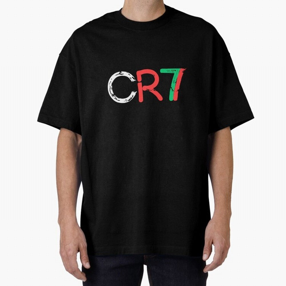 CR7 Cristiano Ronaldo Design Oversized T-Shirt Join the Global Buzz around Match Day Hype around FIFA World Cup 2026, Messi and Cristiano Ronaldo, England, France and Netherlands, Retro Football Energy, Iconic Rivalries, Trophy Chase Drama and
