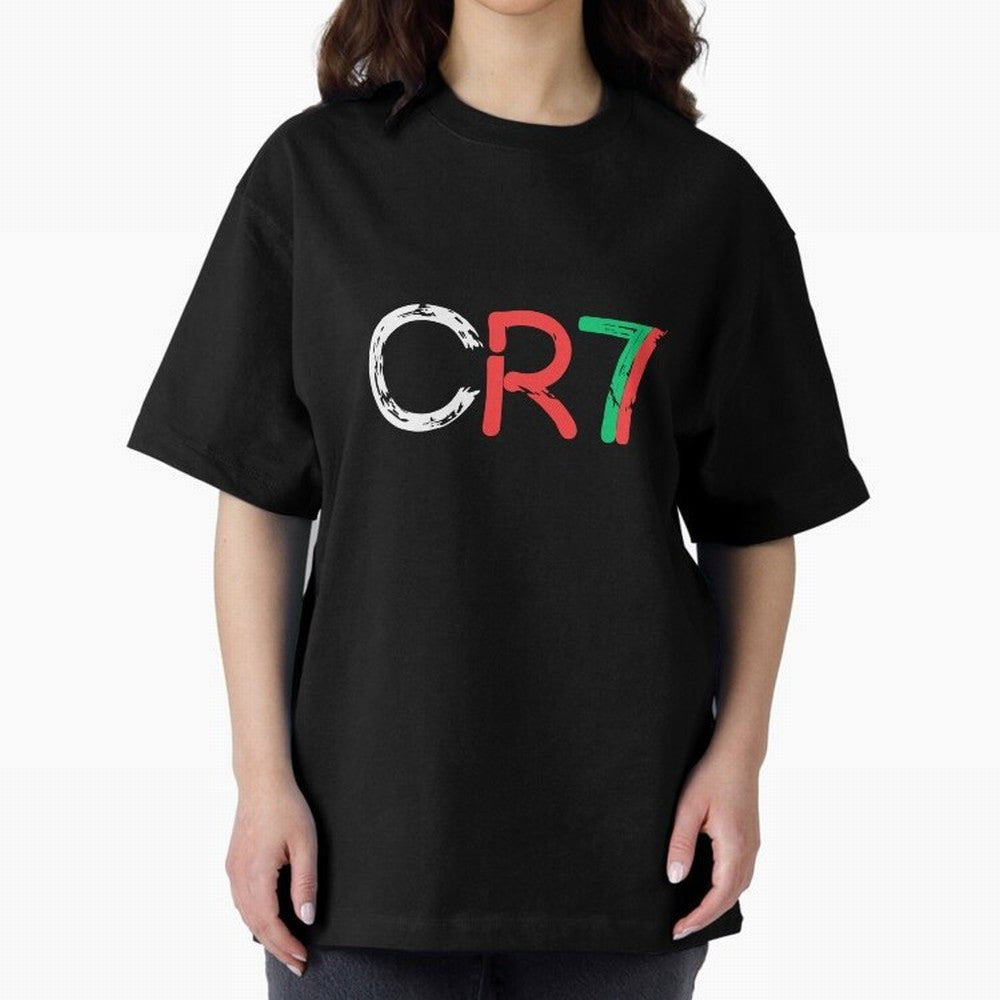 CR7 Cristiano Ronaldo Design Oversized T-Shirt Join the Global Buzz around Match Day Hype around FIFA World Cup 2026, Messi and Cristiano Ronaldo, England, France and Netherlands, Retro Football Energy, Iconic Rivalries, Trophy Chase Drama and