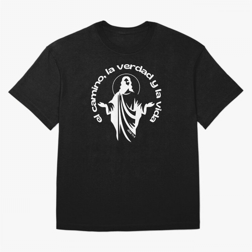 el camino, la verdad y la vida Oversized T-Shirt Experience the Global Stage of FIFA World Cup 2026 Group Stage Spirit, Highlighting Brazil, Haaland, Fan Favorite Moments, National Team Passion, Big Match Drama and Soccer History; Made for Die Hard