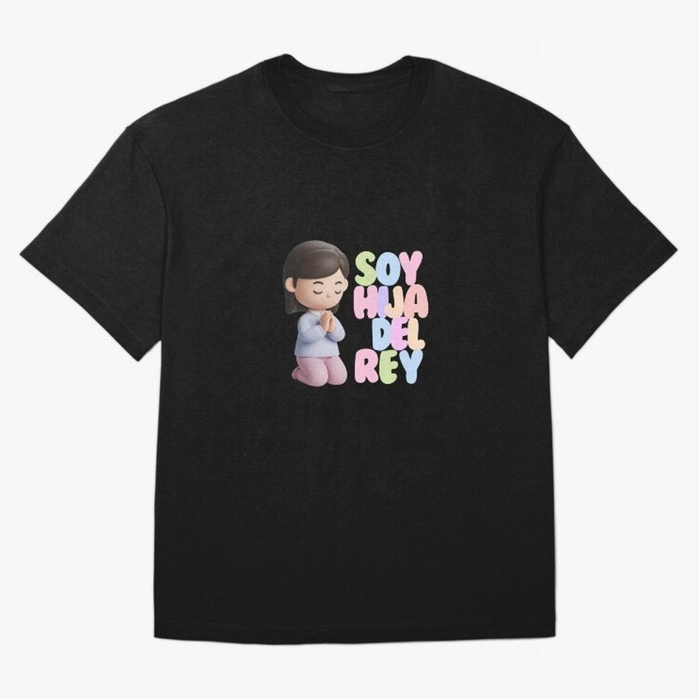 Soy Hija del Rey | Dise?o Cristiano Dulce en Colores Pastel Oversized T-Shirt Bring Trophy Dreams to Match Day Hype around FIFA World Cup 2026 USA Canada Mexico, Cristiano Ronaldo, Argentina, Supporter Pride, Iconic Celebrations, Legendary Names