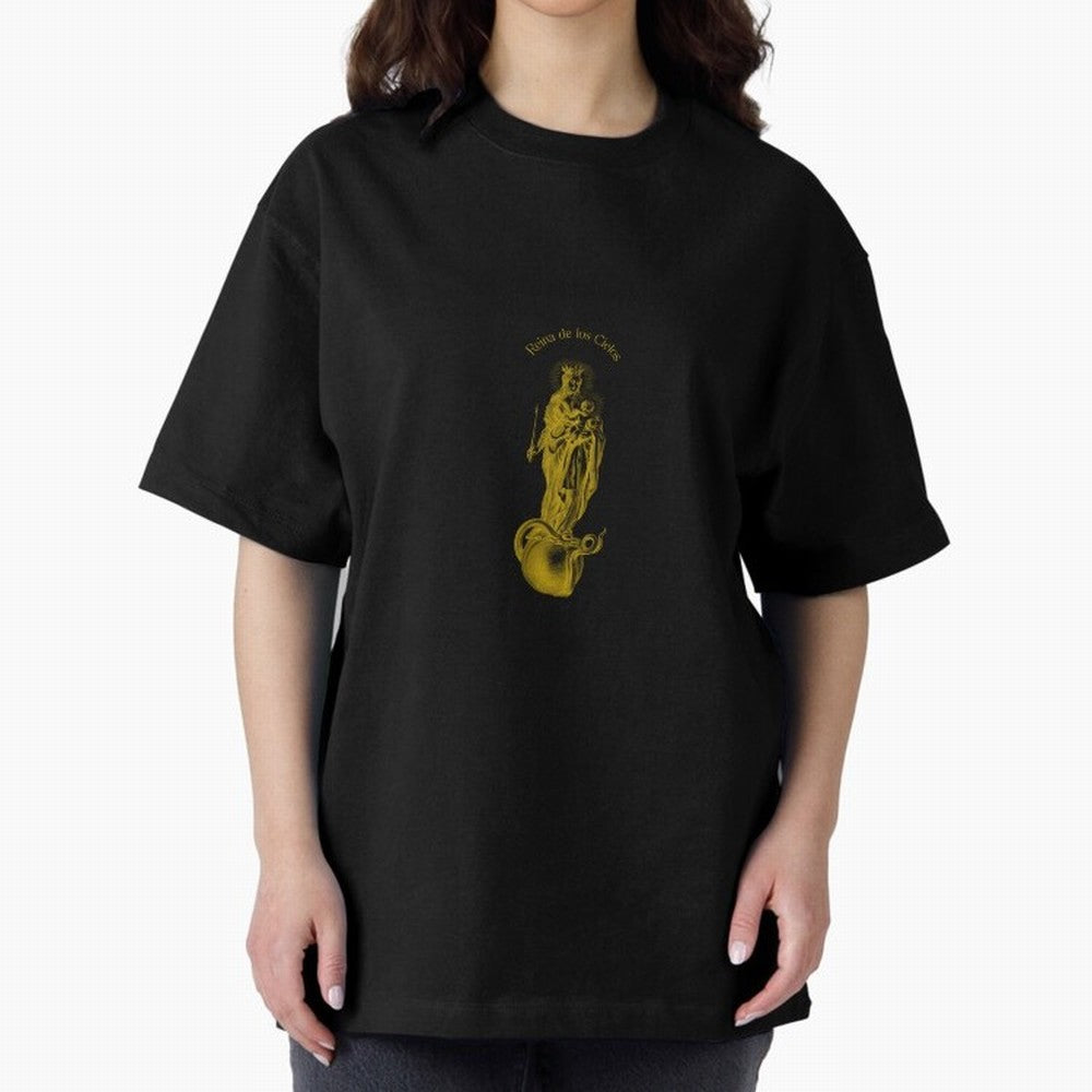 Reina de los Cielos Oversized T-Shirt Live the Energy of Global Football Passion for FIFA World Cup 2026 Group Stage, with Mbappe and Neymar, Argentina, Fan Favorite Moments, National Team Passion, Big Match Drama and Soccer History; Perfect for