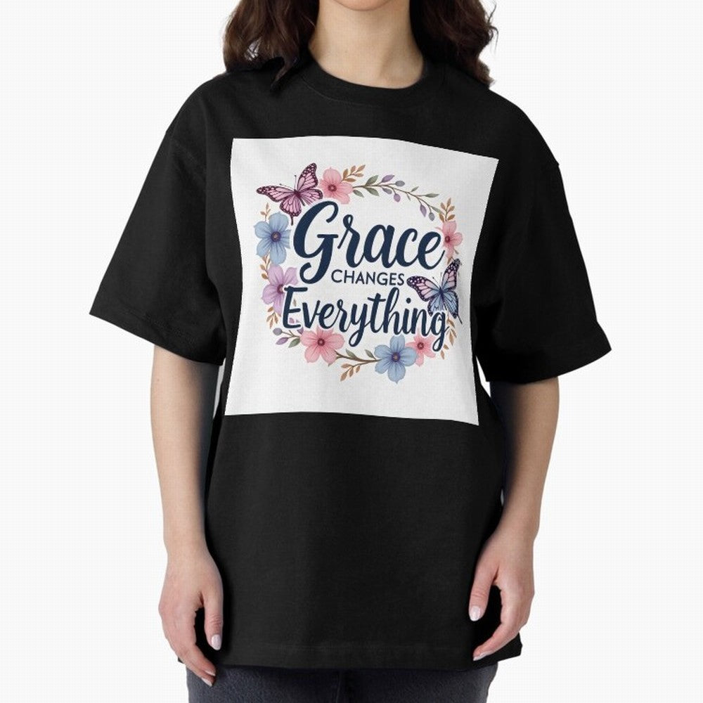 Grace Changes Everything T Shirt Oversized T-Shirt Bring Champion Energy into FIFA World Cup 2026 for Fans of Neymar, Haaland and Cristiano Ronaldo and Spain, Bringing Football History, Final Match Energy, Crowd Noise and Once in a Lifetime