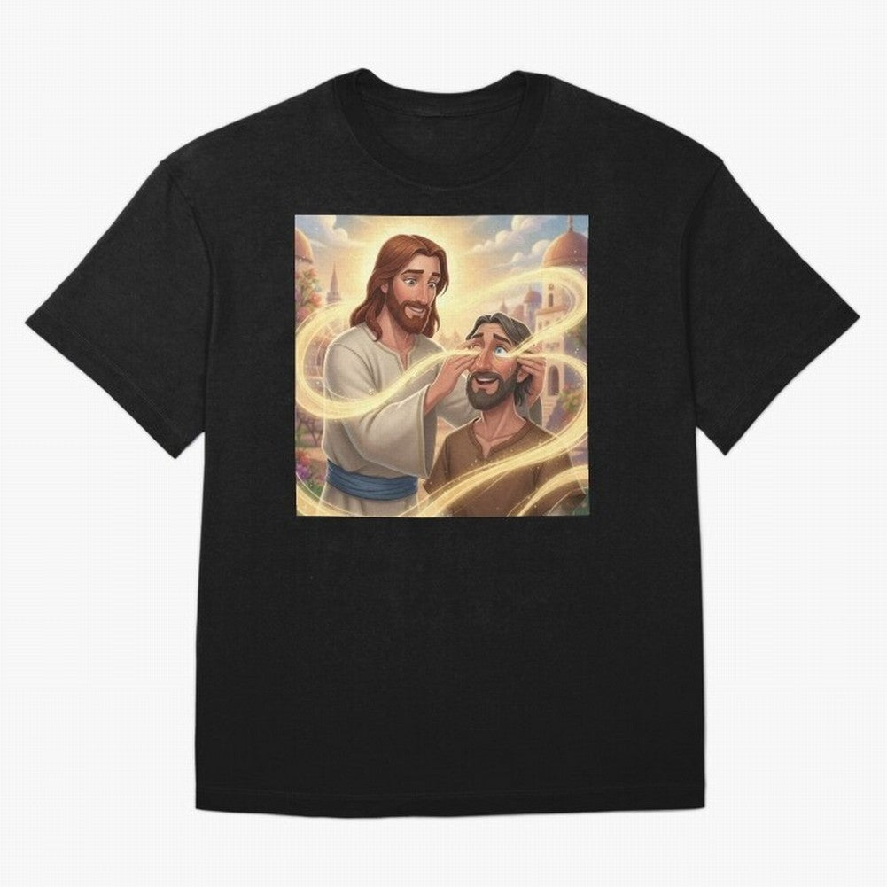 Jesus cure the blind Oversized T-Shirt Keep the Legacy of Global Football Passion for FIFA World Cup 2026 USA Canada Mexico, Featuring Messi, Neymar and Mbappe, England, France and Netherlands, Stadium Chants, National Pride, Trophy Dreams and