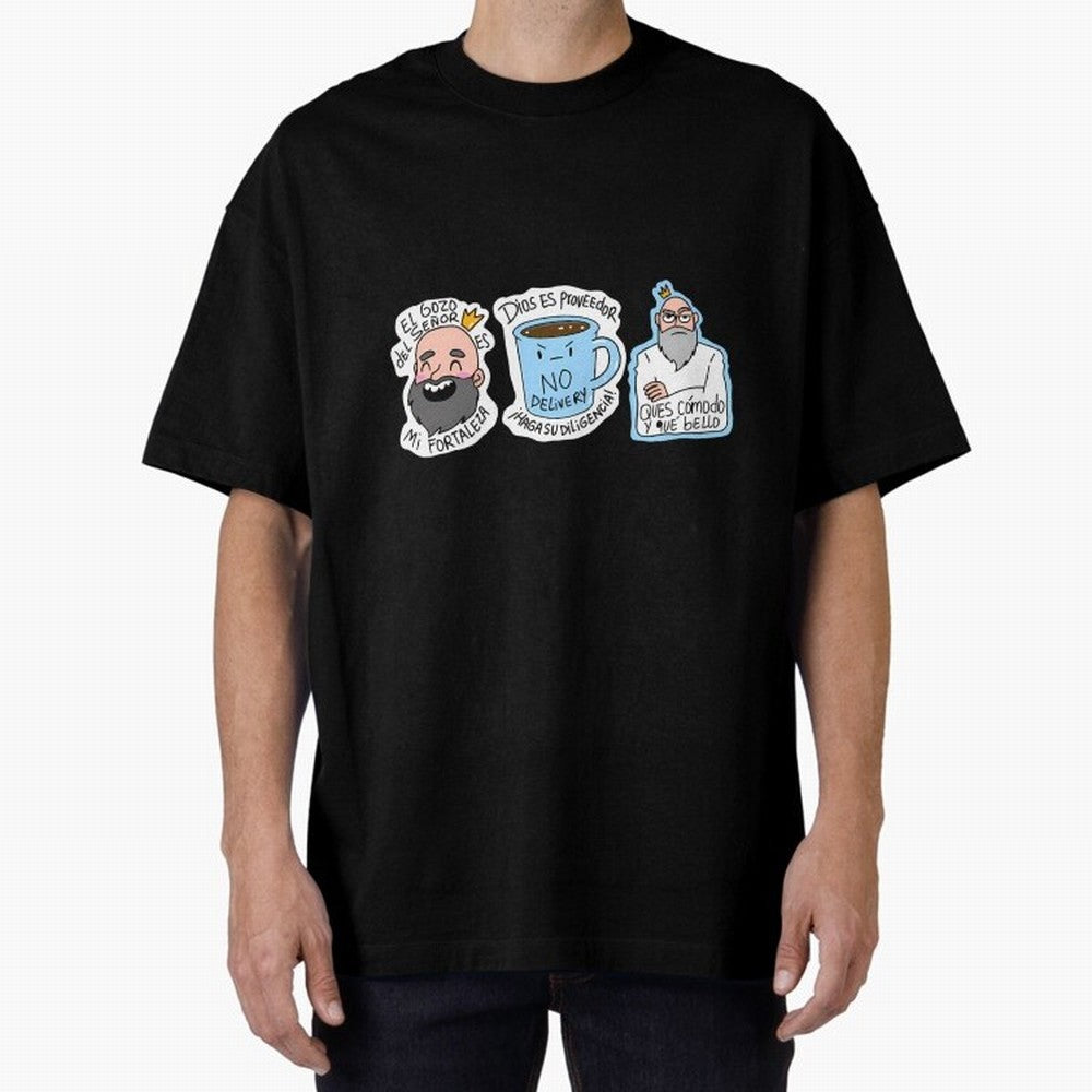 El Gozo Del Seor Es Mi Fortaleza Recuerda Que Dios Es Proveedor No Delivery Oversized T-Shirt Show Passion for the Stars of FIFA World Cup 2026 USA Canada Mexico Spirit, Connected to Argentina, France and Brazil, Neymar, Haaland and Cristiano