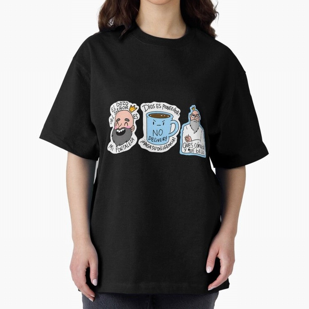 El Gozo Del Seor Es Mi Fortaleza Recuerda Que Dios Es Proveedor No Delivery Oversized T-Shirt Show Passion for the Stars of FIFA World Cup 2026 USA Canada Mexico Spirit, Connected to Argentina, France and Brazil, Neymar, Haaland and Cristiano