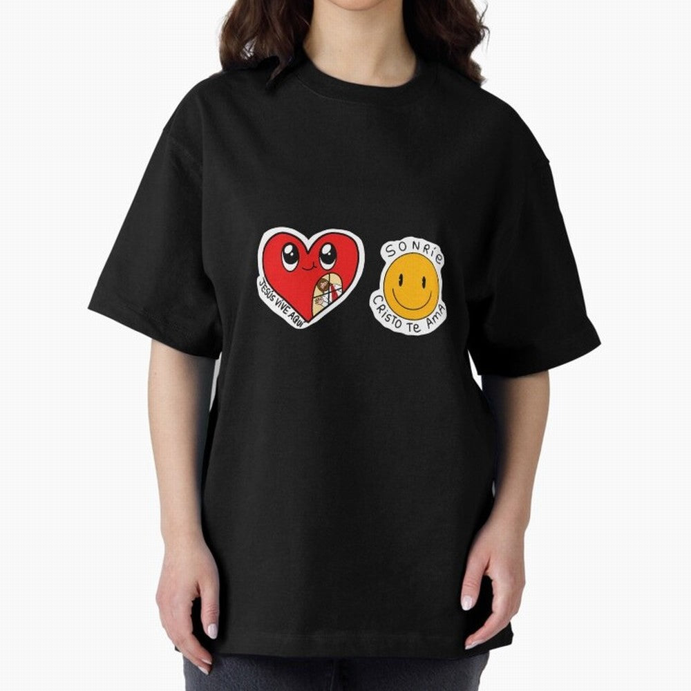 Jesus Vive Aqu Oversized T-Shirt Support Iconic Players in Global Football Passion for FIFA World Cup 2026, Connected to Mbappe, Portugal, Football History, Final Match Energy, Crowd Noise and Once in a Lifetime Moments; Ideal for Fans Who Follow