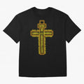 Cruz del Santo Padre Benito Color Oversized T-Shirt Celebrate Fan Culture around FIFA World Cup 2026 Group Stage Spirit, Centered on Portugal, Messi, Vintage Soccer Flavor, Modern Football Stars, National Flags and Final Night Emotion; Ideal for