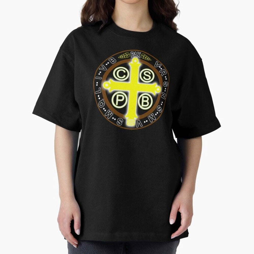 Medalla de San Benito Color Back Oversized T-Shirt Celebrate Global Football Passion for FIFA World Cup 2026 USA Canada Mexico, Connected to Messi, England, France and Netherlands, Fan Favorite Moments, National Team Passion, Big Match Drama and