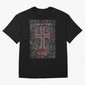 Cruz Ang¨¦lica de Santo Tom¨¢s de Aquino Relieve Oversized T-Shirt Keep the Match Day Mood of Global Football Passion for FIFA World Cup 2026 USA Canada Mexico, Capturing Messi, Neymar and Mbappe, France and Portugal, Championship Spirit, Famous