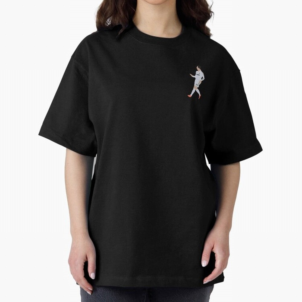 Cristiano Calma Celebration Art Oversized T-Shirt Honor FIFA World Cup 2026 Spirit, Driven by Argentina and Brazil, Mbappe and Neymar, Game Day Rituals, Football Legends, Country Pride and the Road to the Final; Created for Match Day Parties,