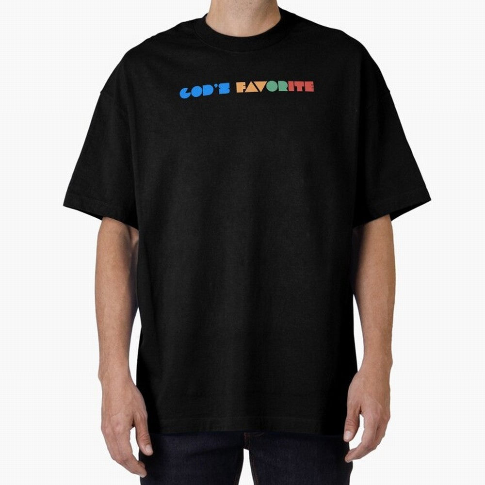 God's Favorite Oversized T-Shirt Celebrate Soccer Greatness during FIFA World Cup 2026 Celebrating Cristiano Ronaldo, Haaland and CR7, Argentina, France and Brazil Energy, Goal Celebration Energy, Supporter Heritage, Football Icons and Worldwide