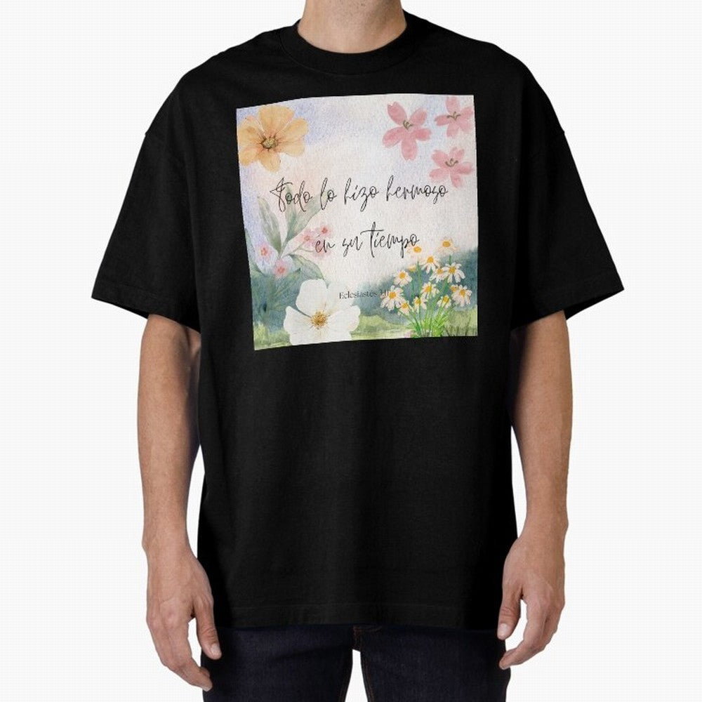 Christian Bible Verse Spanish Art Oversized T-Shirt Make Game Day About FIFA World Cup 2026 USA Canada Mexico for Fans of Mbappe and Neymar and Germany, Bringing Classic Soccer Heritage, Championship Pressure, Fan Loyalty and International Pride;