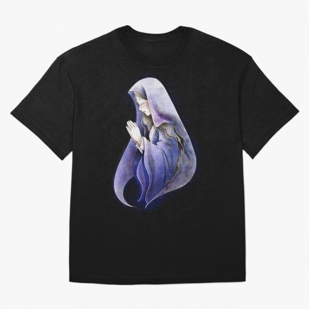 Holy Mary, Mother of God Oversized T-Shirt Follow the Final Road of FIFA World Cup 2026 for Fans of Cristiano Ronaldo, Haaland and CR7 and France, Bringing Match Day Excitement, Supporter Culture, Golden Goals and Global Football Passion; Made for
