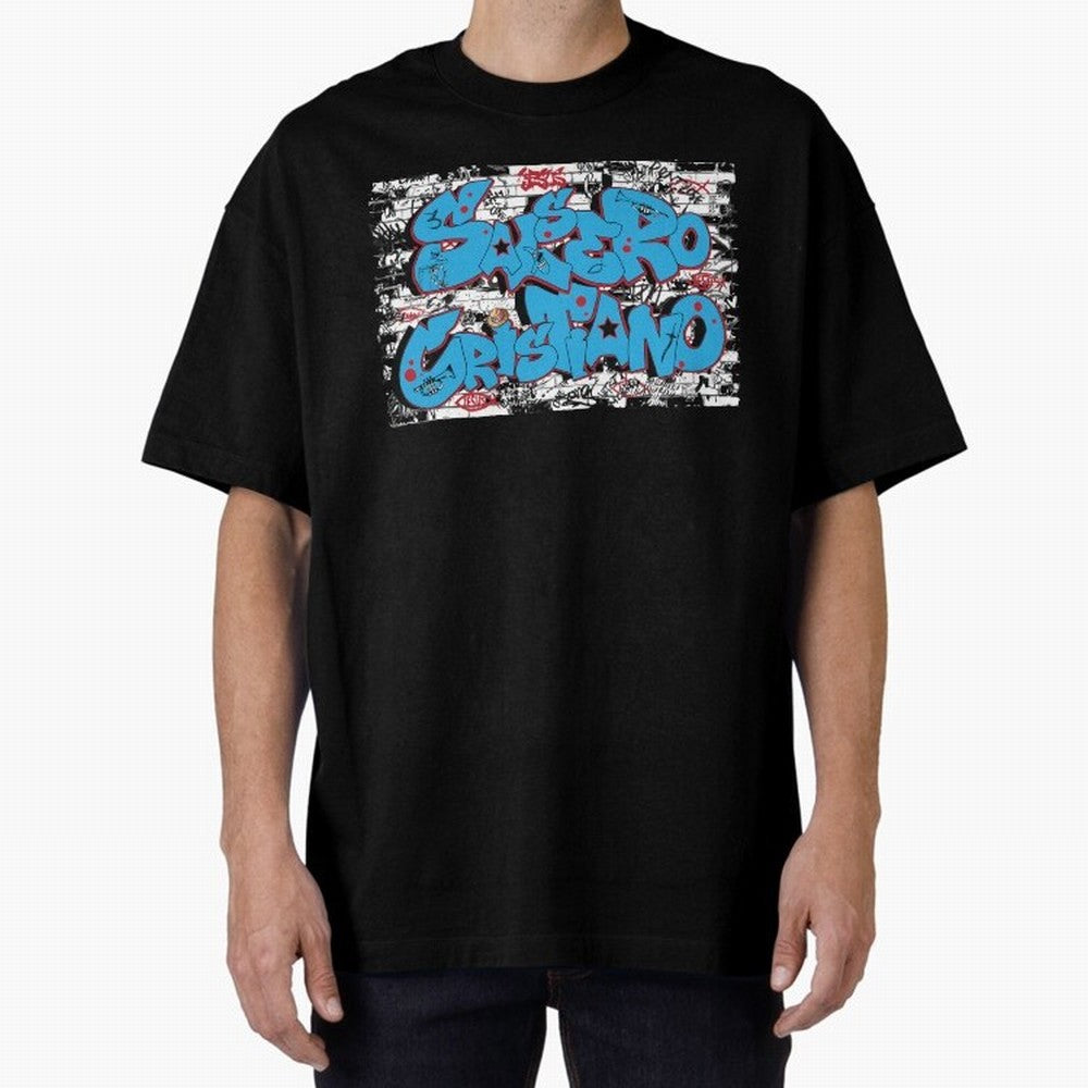 Salsero Cristiano Oversized T-Shirt Embrace Global Football Passion for FIFA World Cup 2026, Centered on Messi, Argentina and Brazil, Football History, Final Match Energy, Crowd Noise and Once in a Lifetime Moments; Made for Die Hard Supporters,