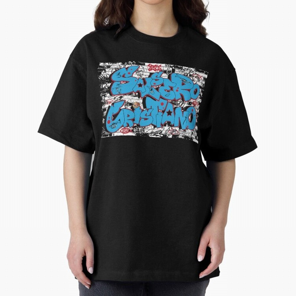 Salsero Cristiano Oversized T-Shirt Embrace Global Football Passion for FIFA World Cup 2026, Centered on Messi, Argentina and Brazil, Football History, Final Match Energy, Crowd Noise and Once in a Lifetime Moments; Made for Die Hard Supporters,