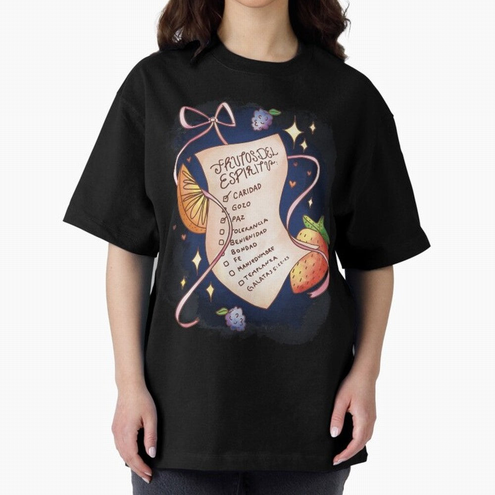 Chrisitian Frutos del Espiritu, Cristiano, Iglesia, Religioso Oversized T-Shirt Bring Trophy Dreams to FIFA World Cup 2026 Featuring Haaland and Mbappe, Netherlands Energy, Goal Celebration Energy, Supporter Heritage, Football Icons and Worldwide