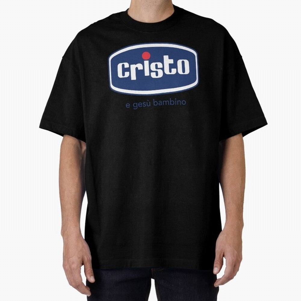 Cristo e ges¨´ bambino ? Oversized T-Shirt Support the Legends of FIFA World Cup 2026 Group Stage Spirit, Inspired by France, CR7 and Messi, Champion Mindset, Group Stage Buzz, Knockout Tension and Passionate Fan Culture; Great for Supporters Who